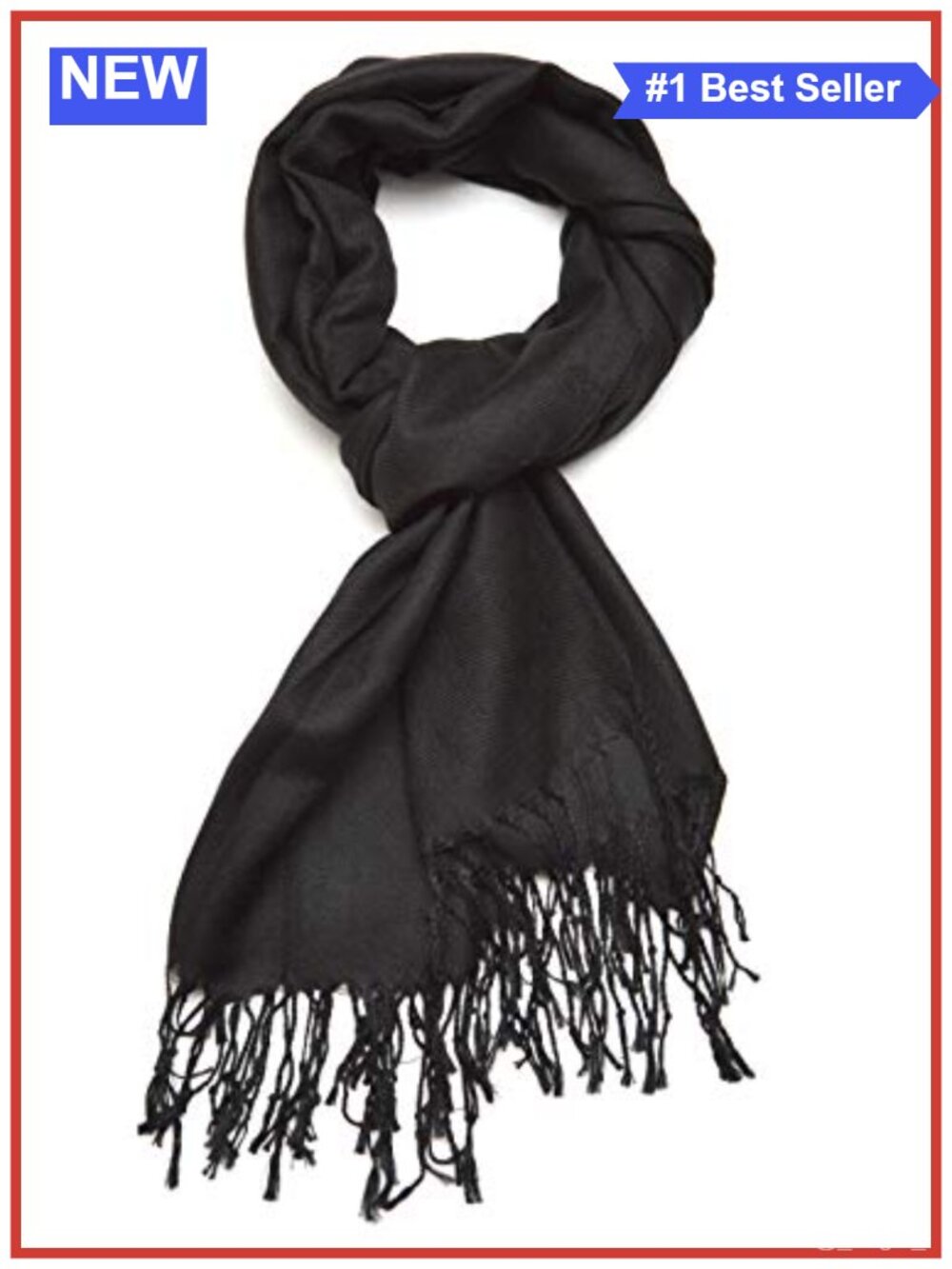 Soft Pashmina Shawl Wrap Scarf Lightweight Wrinkle Free Classic